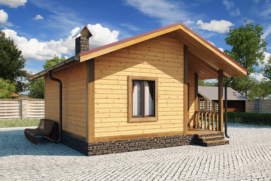 Проекты бань из бруса
