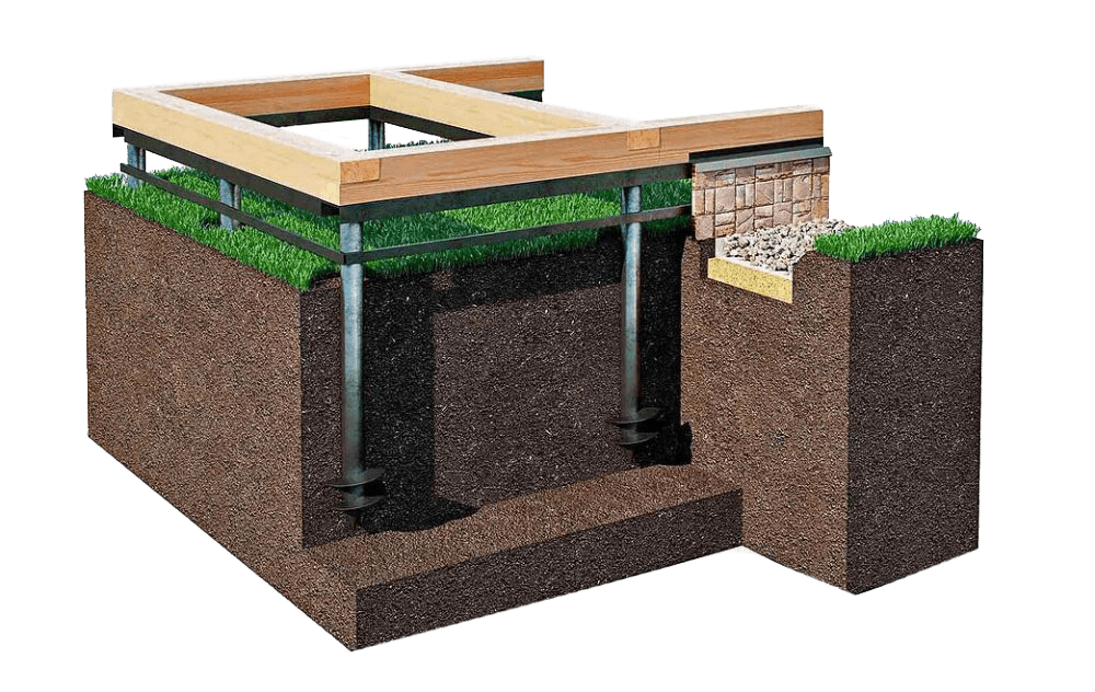 Качественный свайно-винтовой фундамент от Гранд Сваи