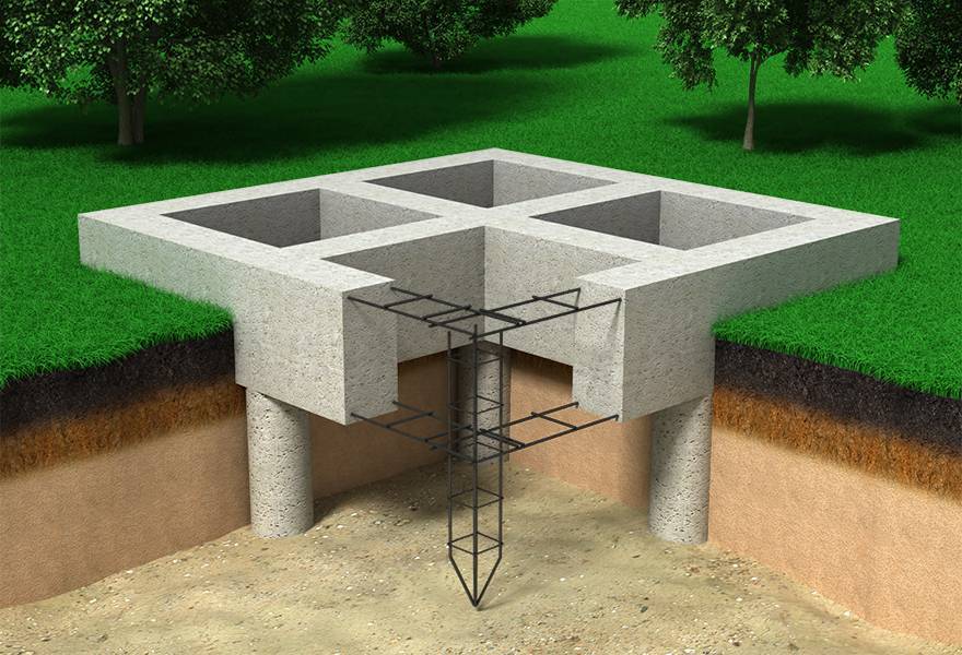 Строительство фундамента по ключ