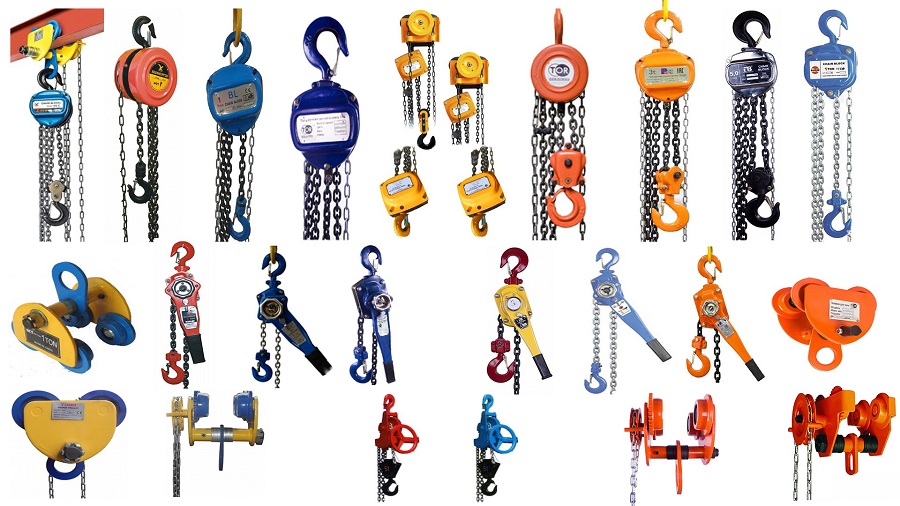 Разновидности ручных талей