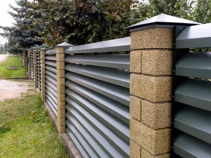 Преимущества забора - жалюзи