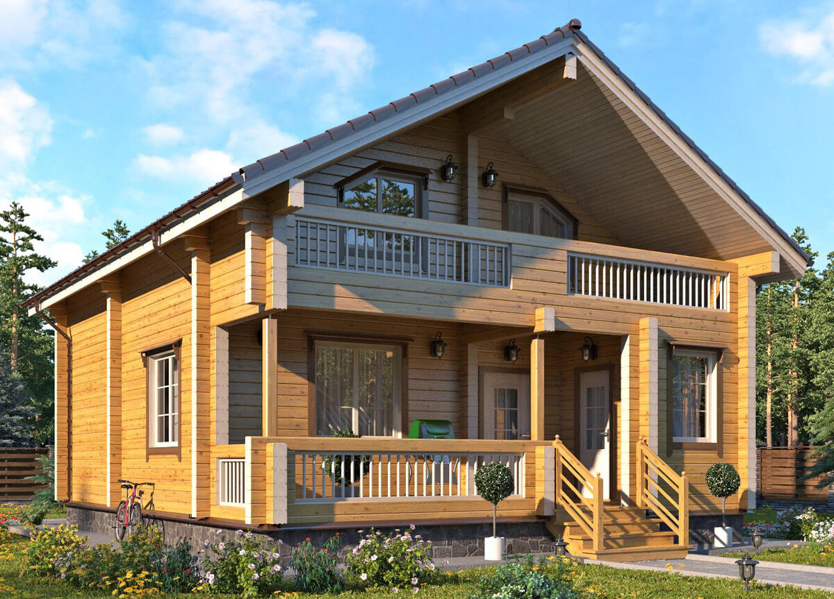 Плюсы домов из бруса