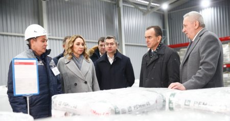 На новом заводе компании Полипласт