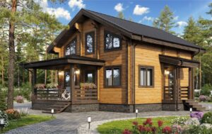 Насколько долговечны дома из профилированного бруса