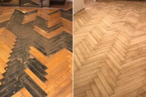 Делаем частичный ремонт паркета