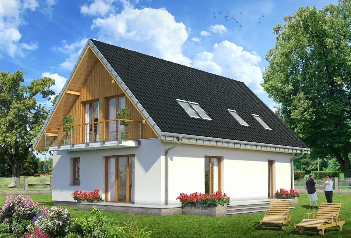 Проекты домов с мансардой: Изысканный стиль и практичность в одном