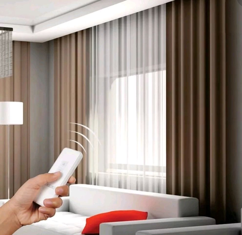 Современный Комфорт и Элегантность: Умные Шторы с Электроприводом