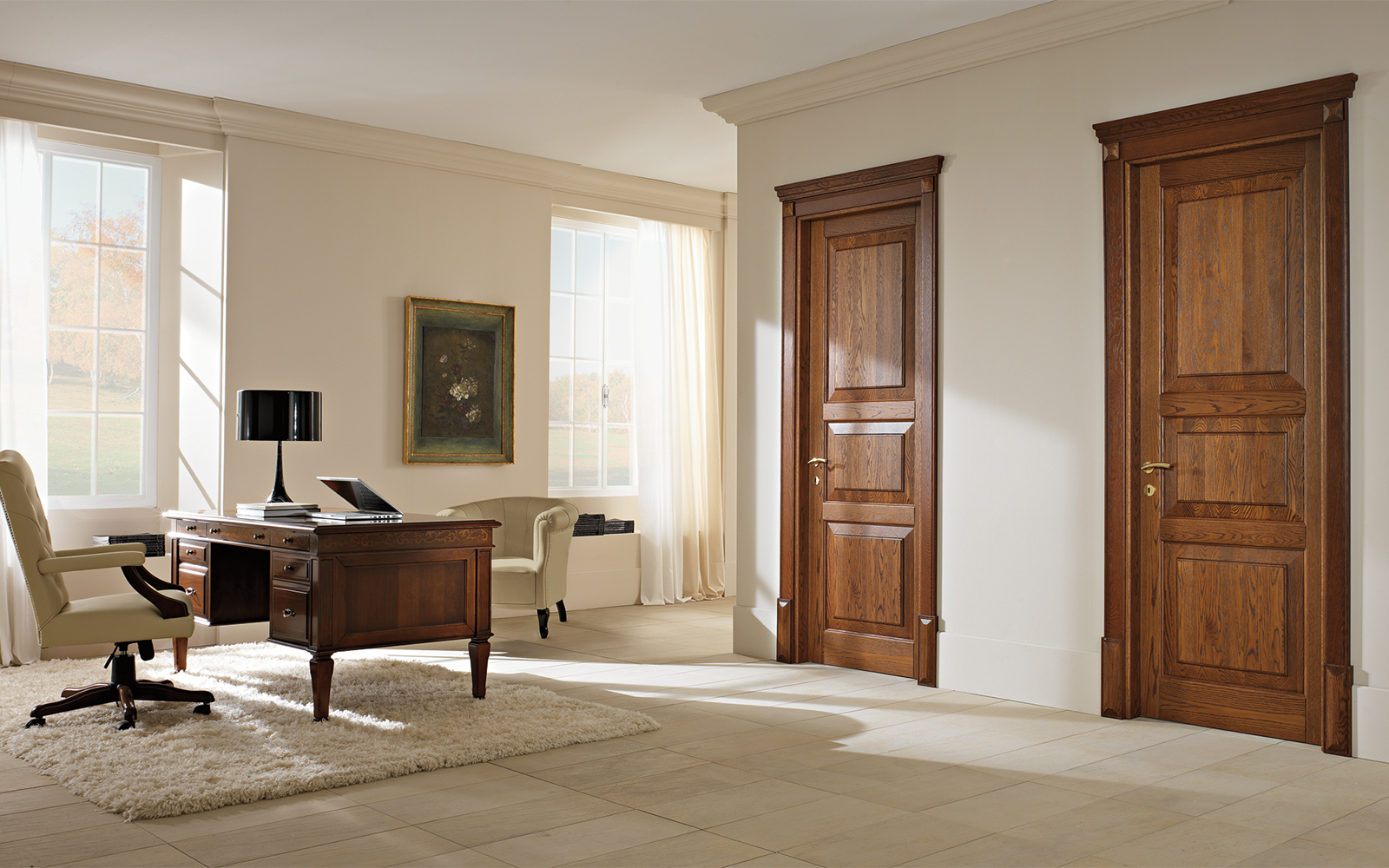 Входные и межкомнатные двери из массива дерева: красота и надежность