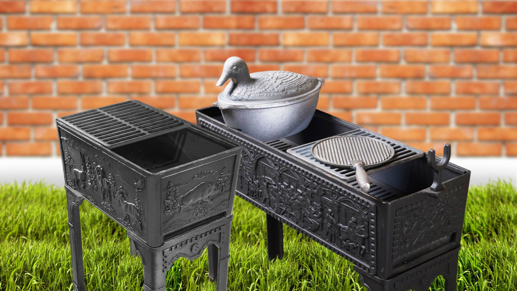 Чугунный мангал на заказ: Все преимущества