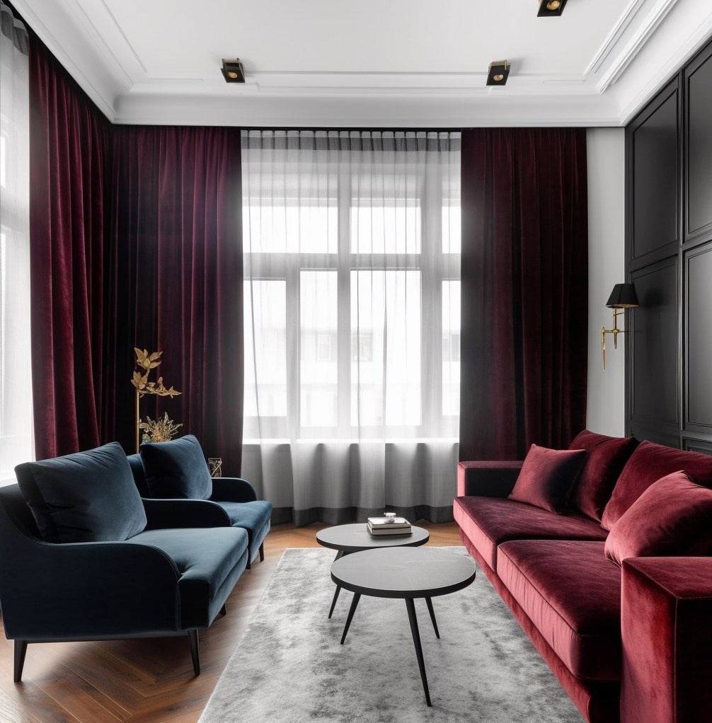 Шторы премиум сегмента на заказ роскошь из бархата