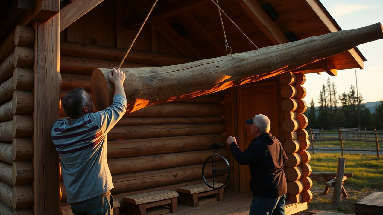 Самостоятельная установка сруба бани: когда не обойтись без тали тросовой и другого подъемного оборудования