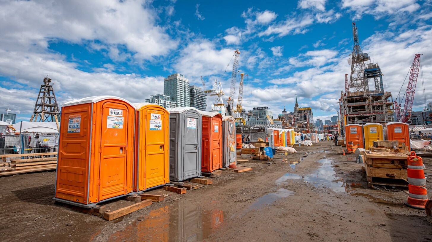 Как правильно организовать зону с биотуалетами на строительной площадке